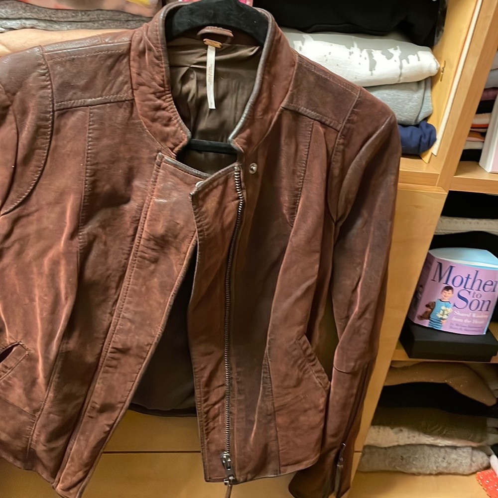 Free People zip up jacket